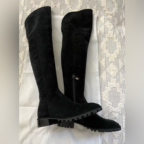 STUART WEITZMAN Amber Suede Over The Knee Boots - Picture 12 of 16